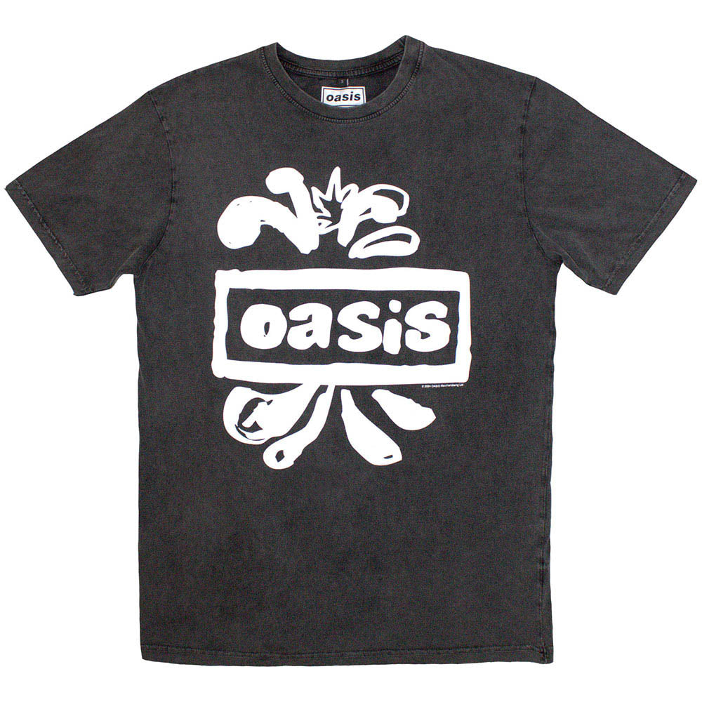 OASIS - (映画「オアシス:ドント・ルック・バック・イン・アンガー」公開 ) - Logo Splat / Stone Wash
